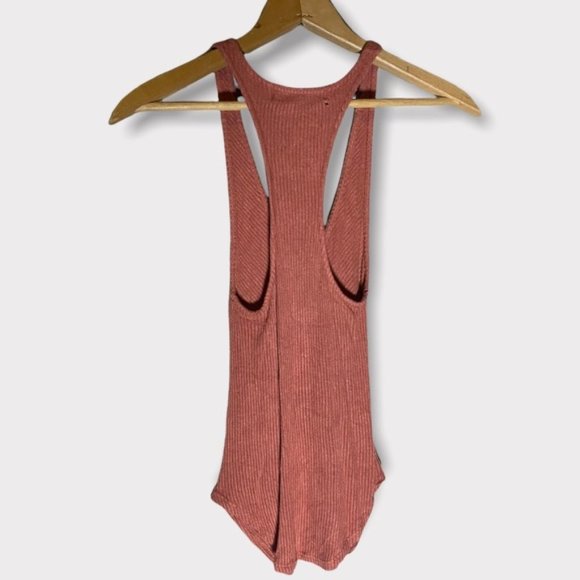 Urban Outfitters Project Social T V-Neck Ribbed Finley Racerback Tank Top - Picture 7 of 7